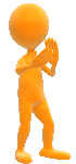 Gif animé bravo orange